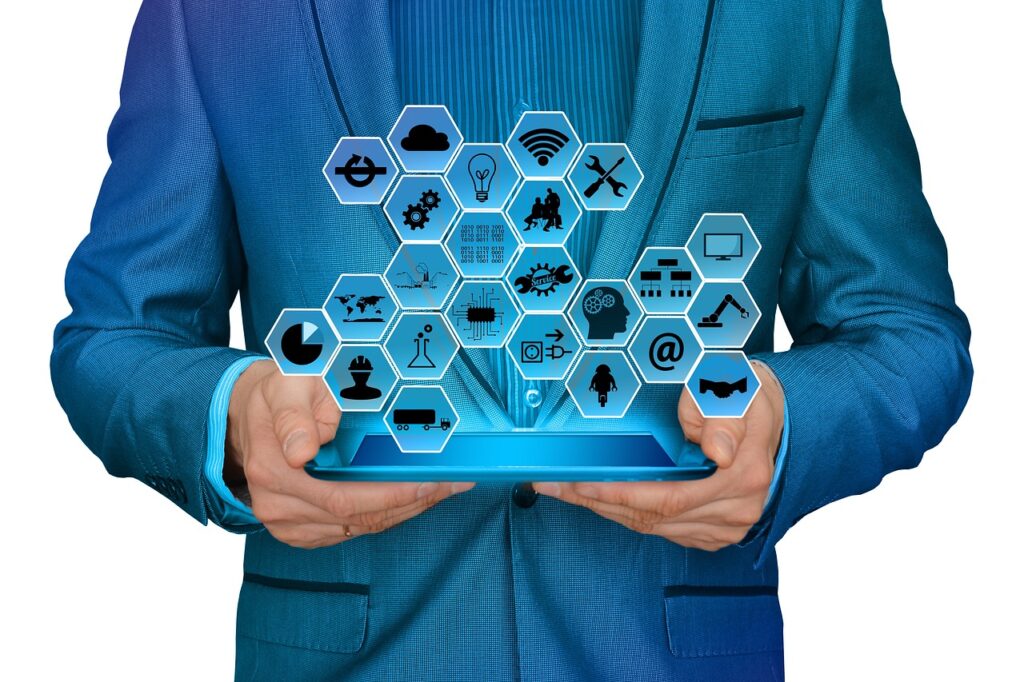 industry, businessman, man